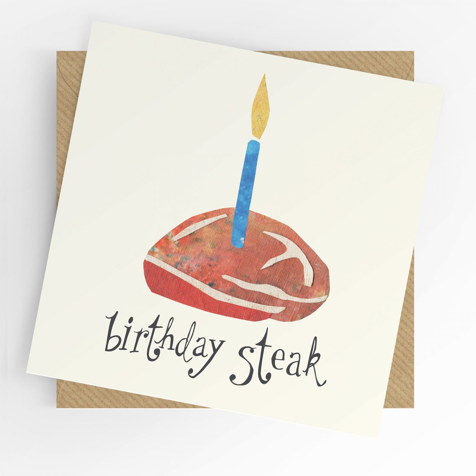Birthday Steak Card UTWT 2020 Art Whitehead