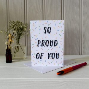 so proud of you card